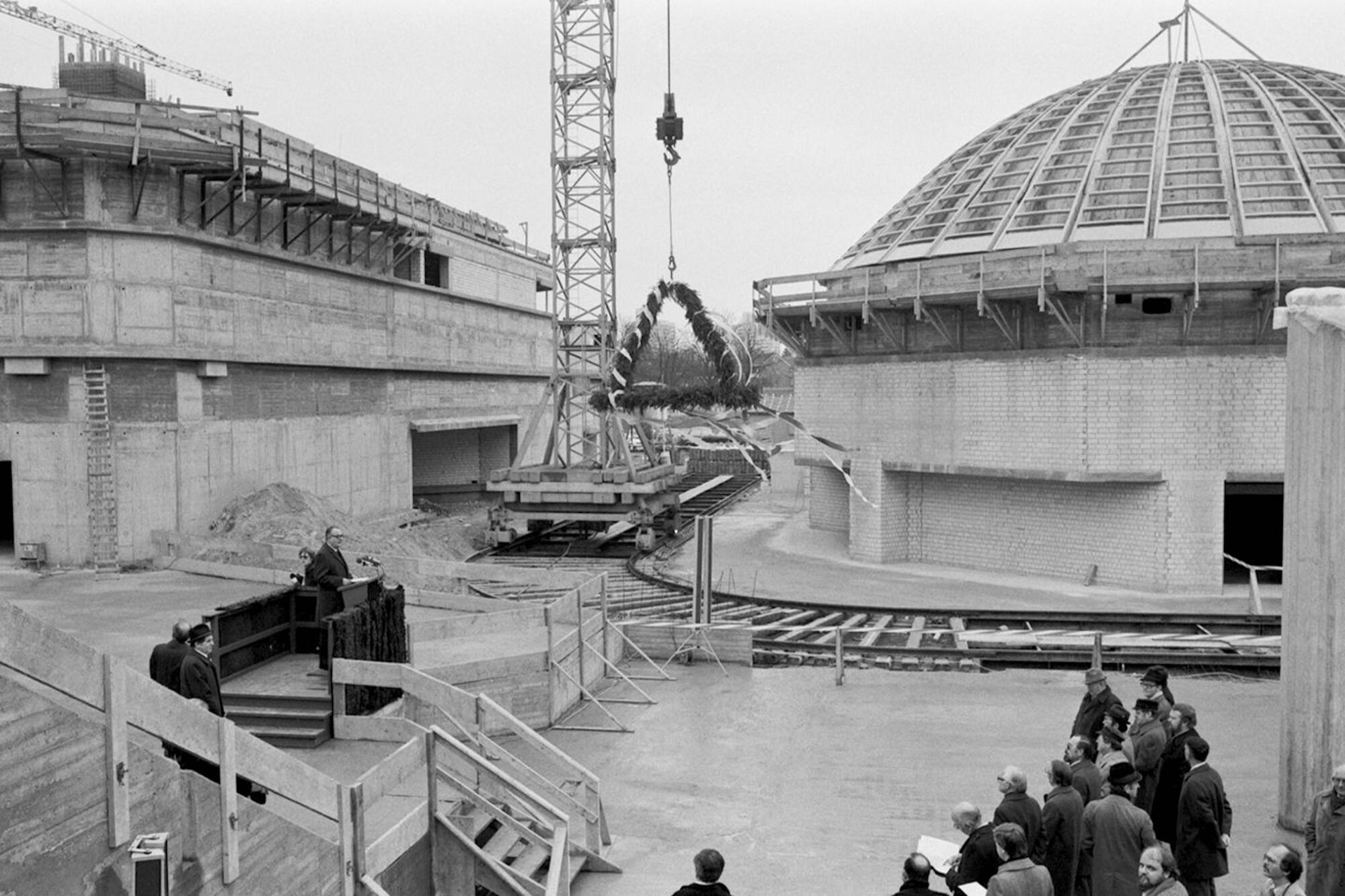Richtfest des Planetariums Münster 1980