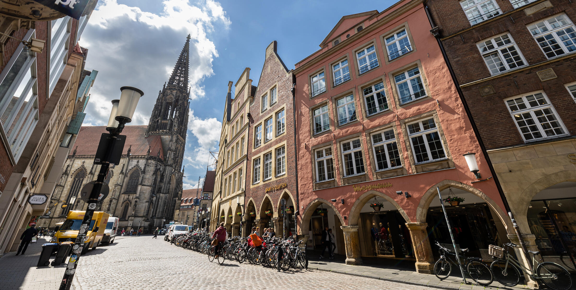 Der Drubbel in Münsters historischer Altstadt