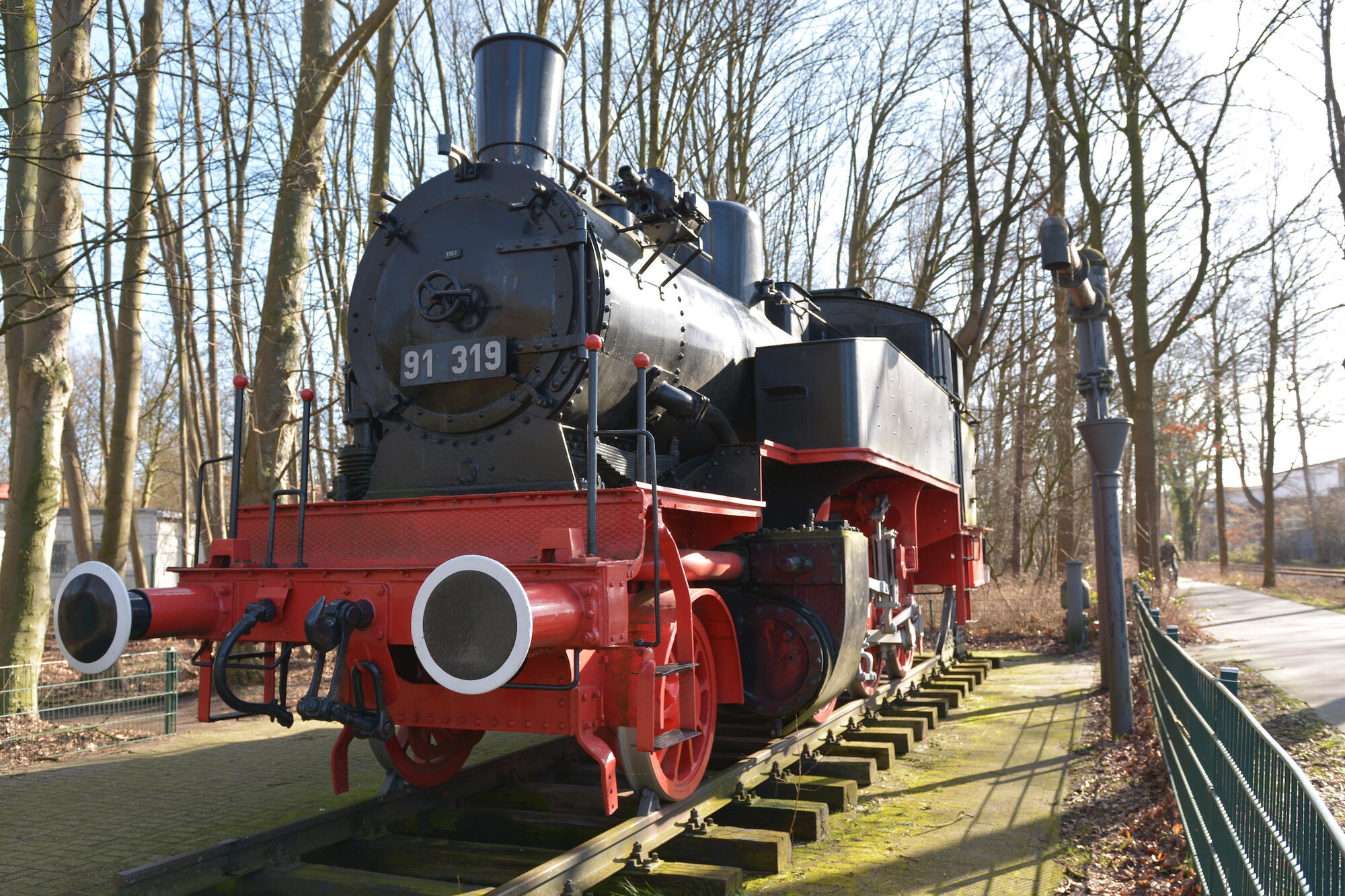 Historische Dampflokomotive Pängelanton