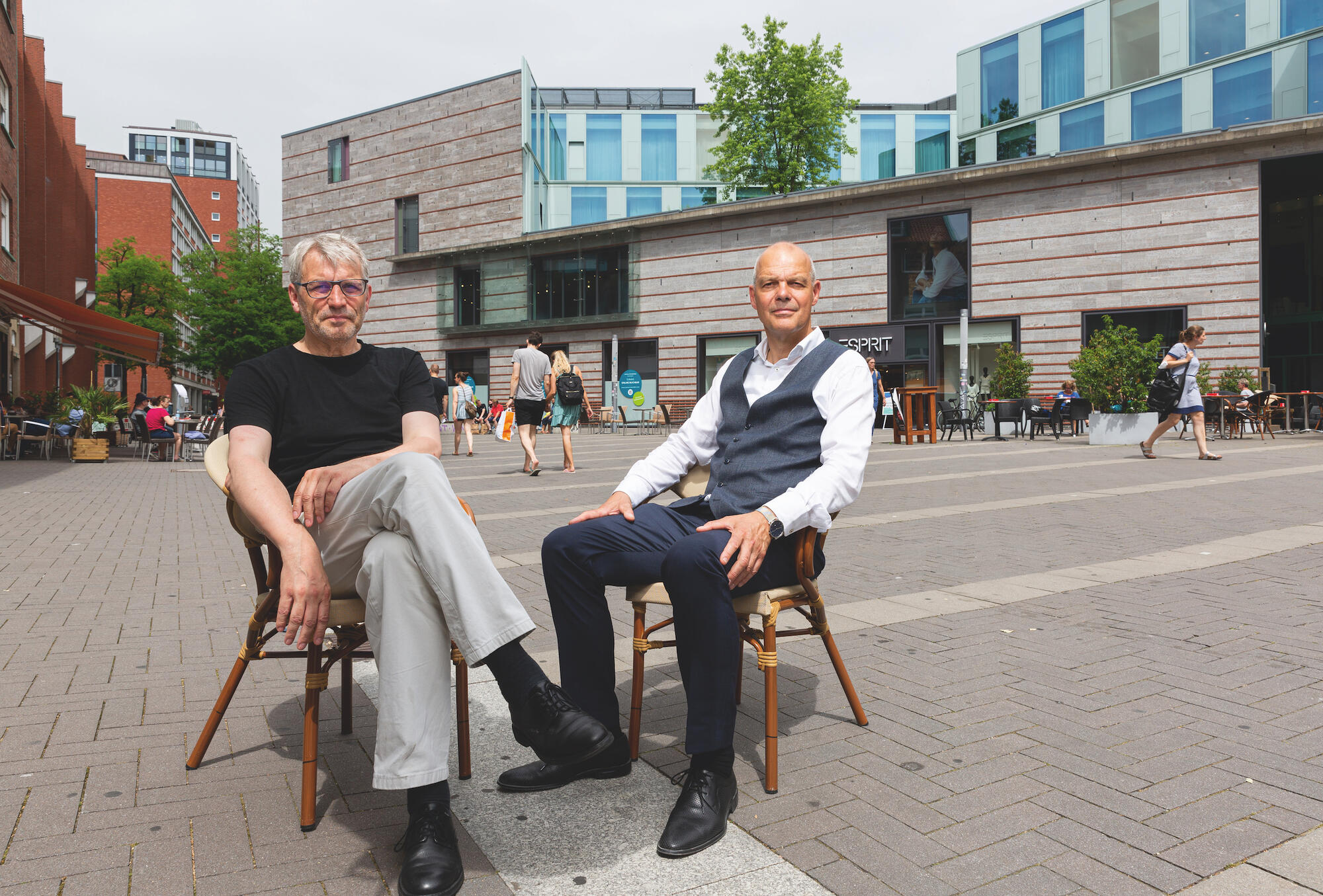 Stadtgestalter: Architekt Matthias Fritzen und Stadtdirektor a.D. Hartwig 