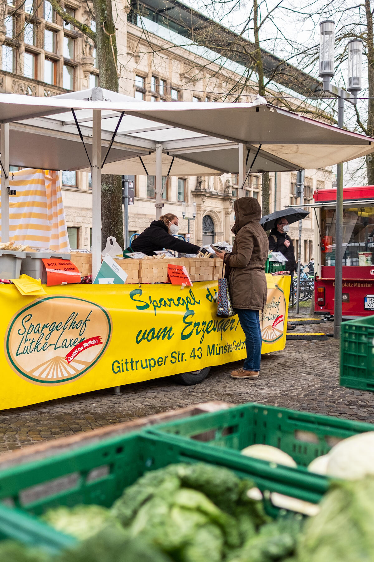 Marktstand Lütke Laxen