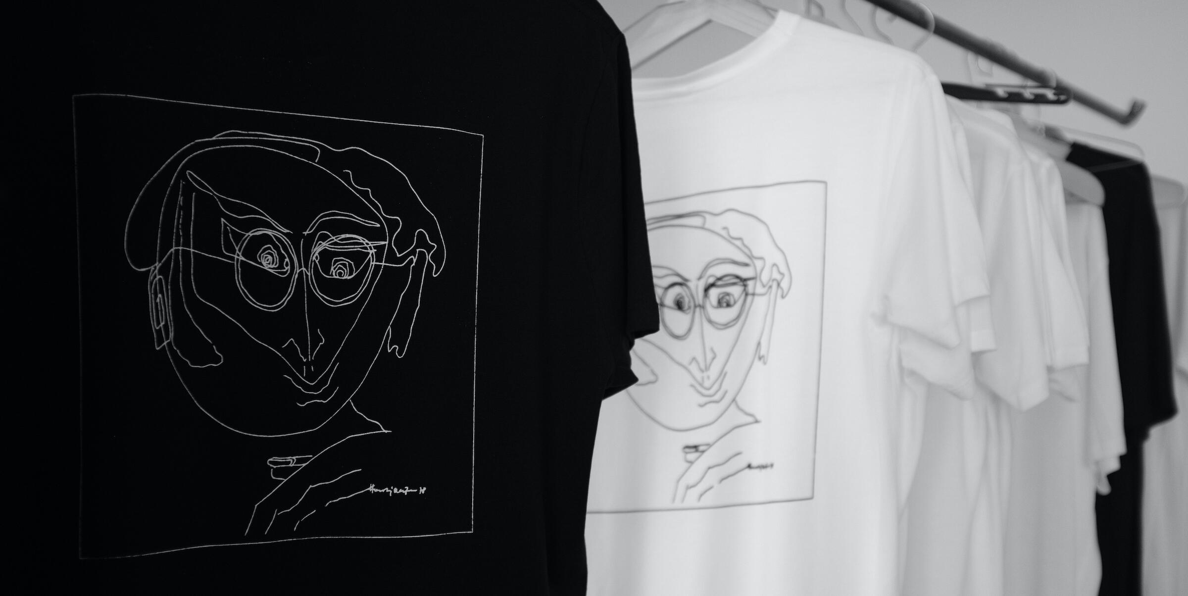T-Shirts mit Kunstprint von trib
