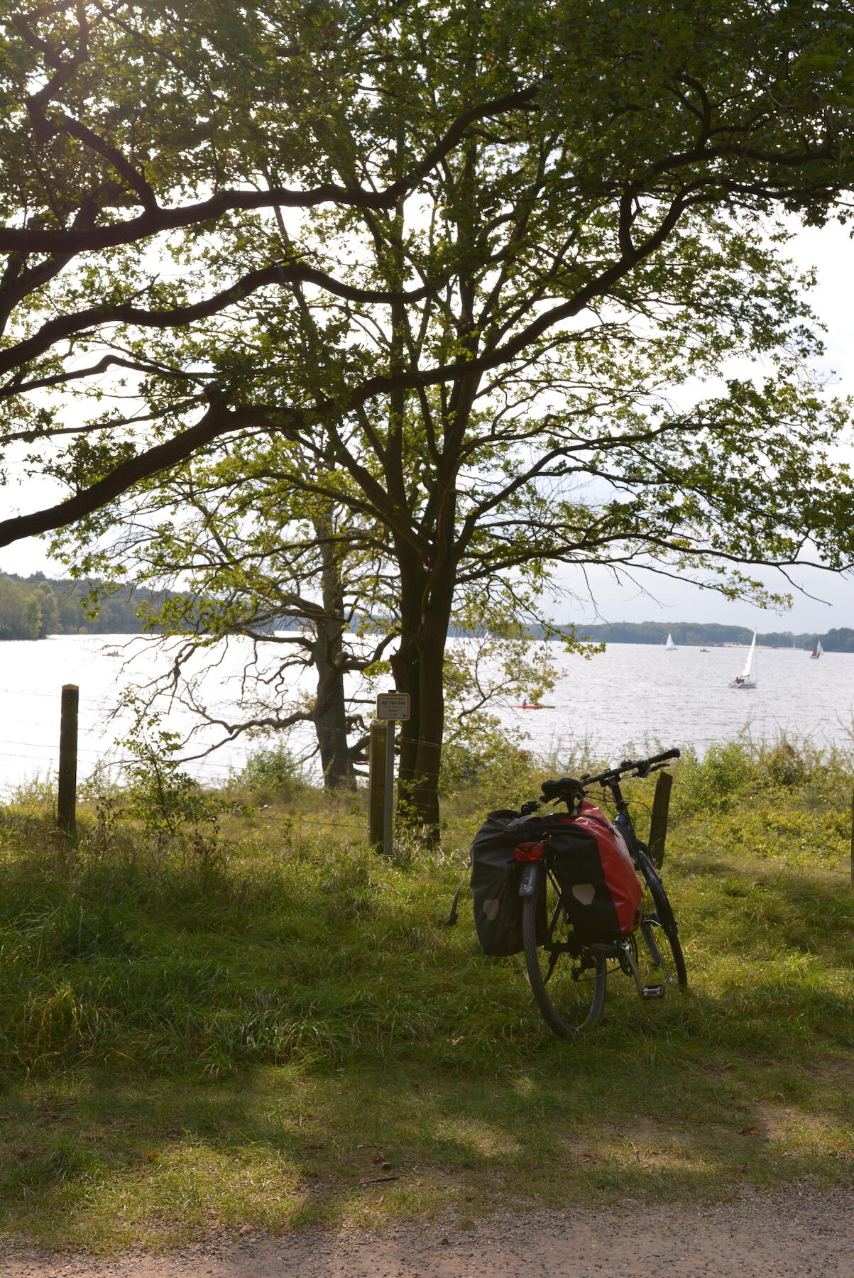 Fahrrad am Halterner See