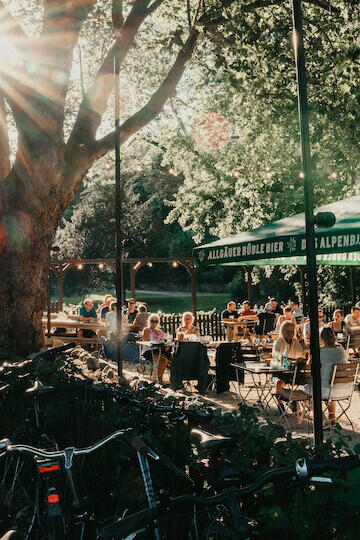 Biergarten Spatzl in Münster