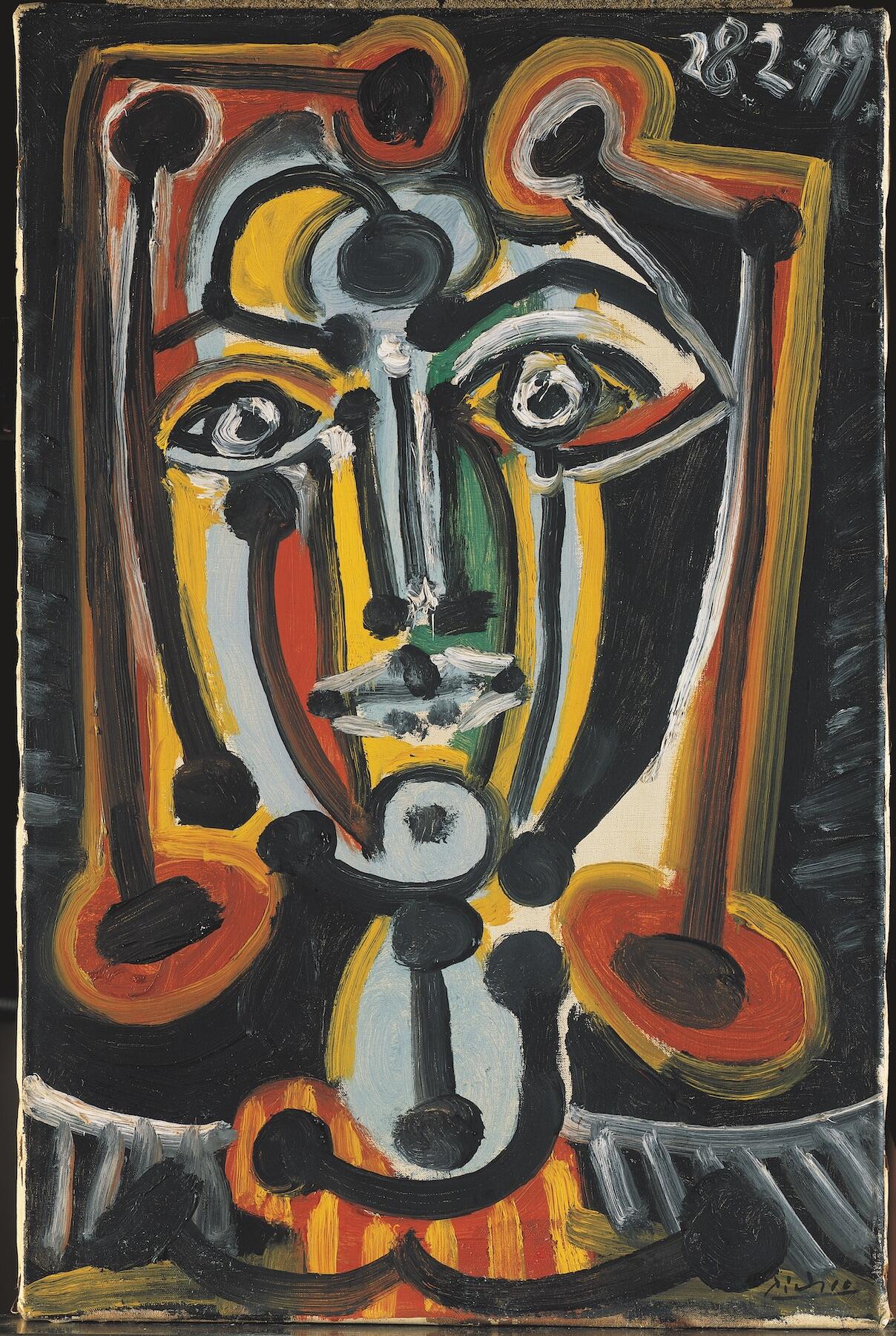 Gemälde Frauenkopf von Pablo Picasso