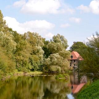 Füchtelner Mühle an der Stever