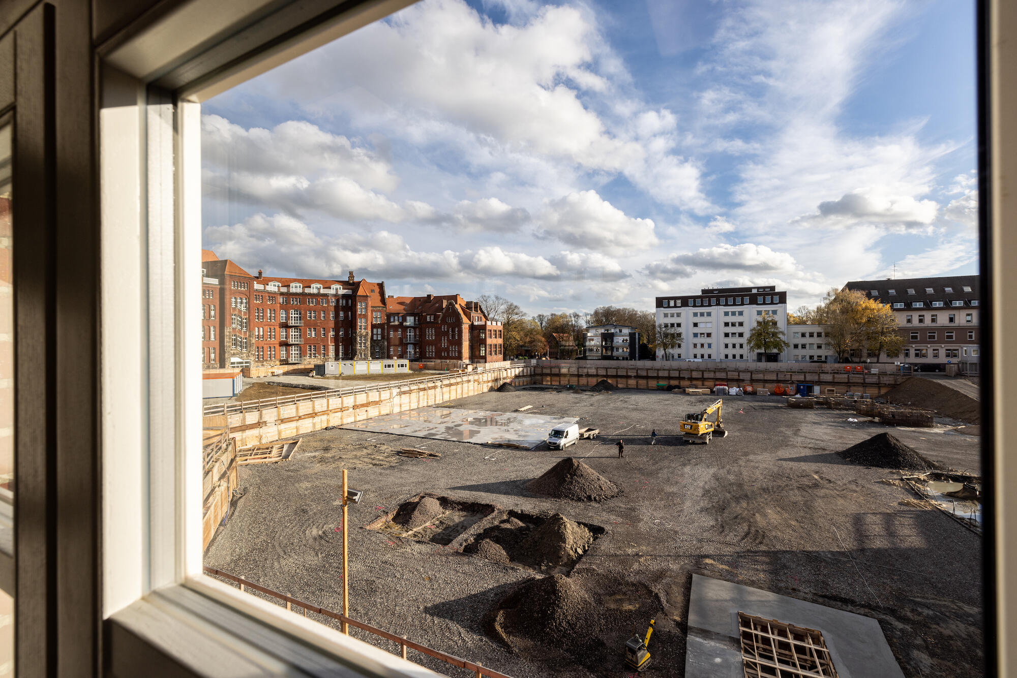 Baustelle hinter der Hüfferstiftung