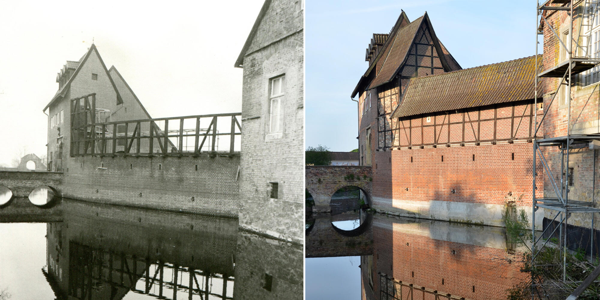 Burg Kakesbeck damals und heute