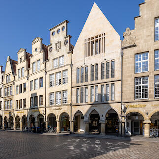 Giebel des Hauses Viehoff am Prinzipalmarkt Münster