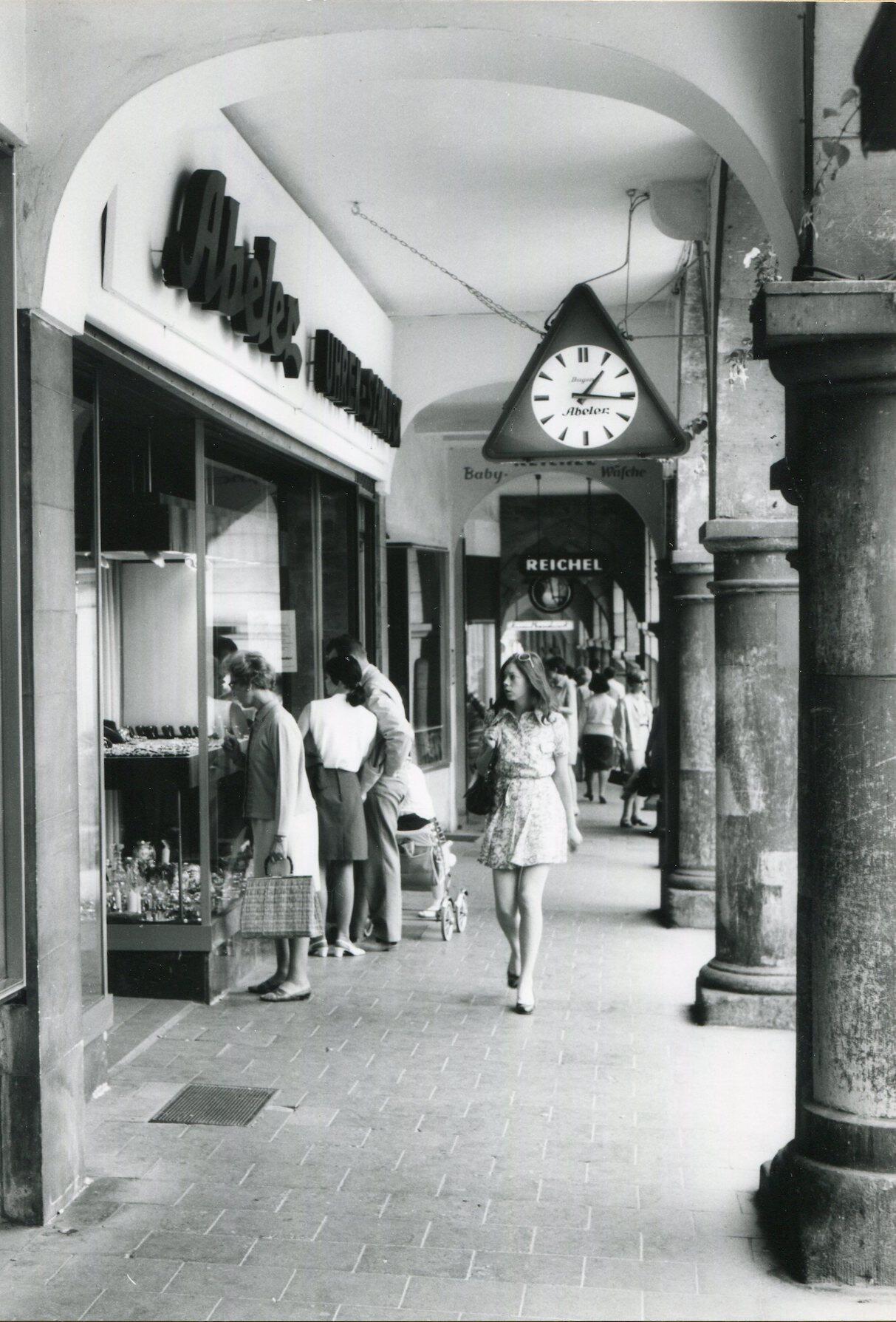 Bogenstraße Münster in den 1970er Jahren