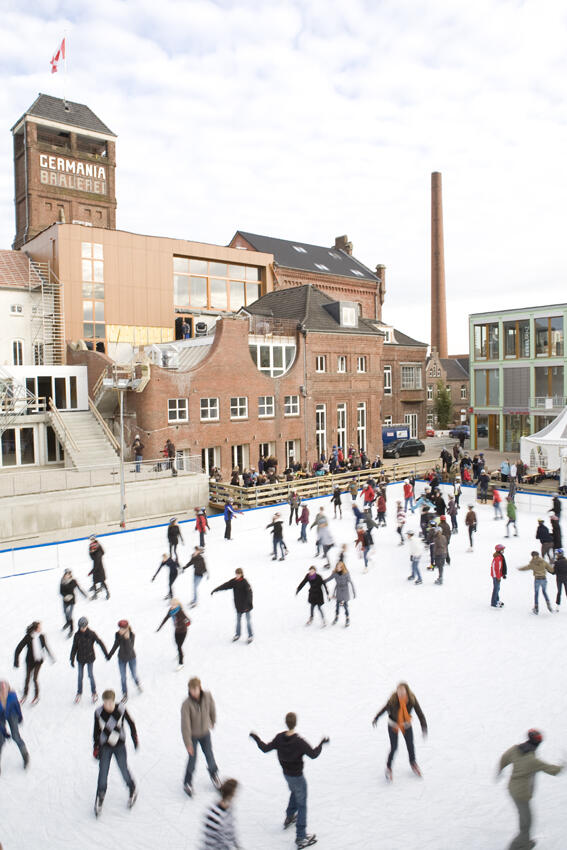 Winterzeit am Germania Campus Münster