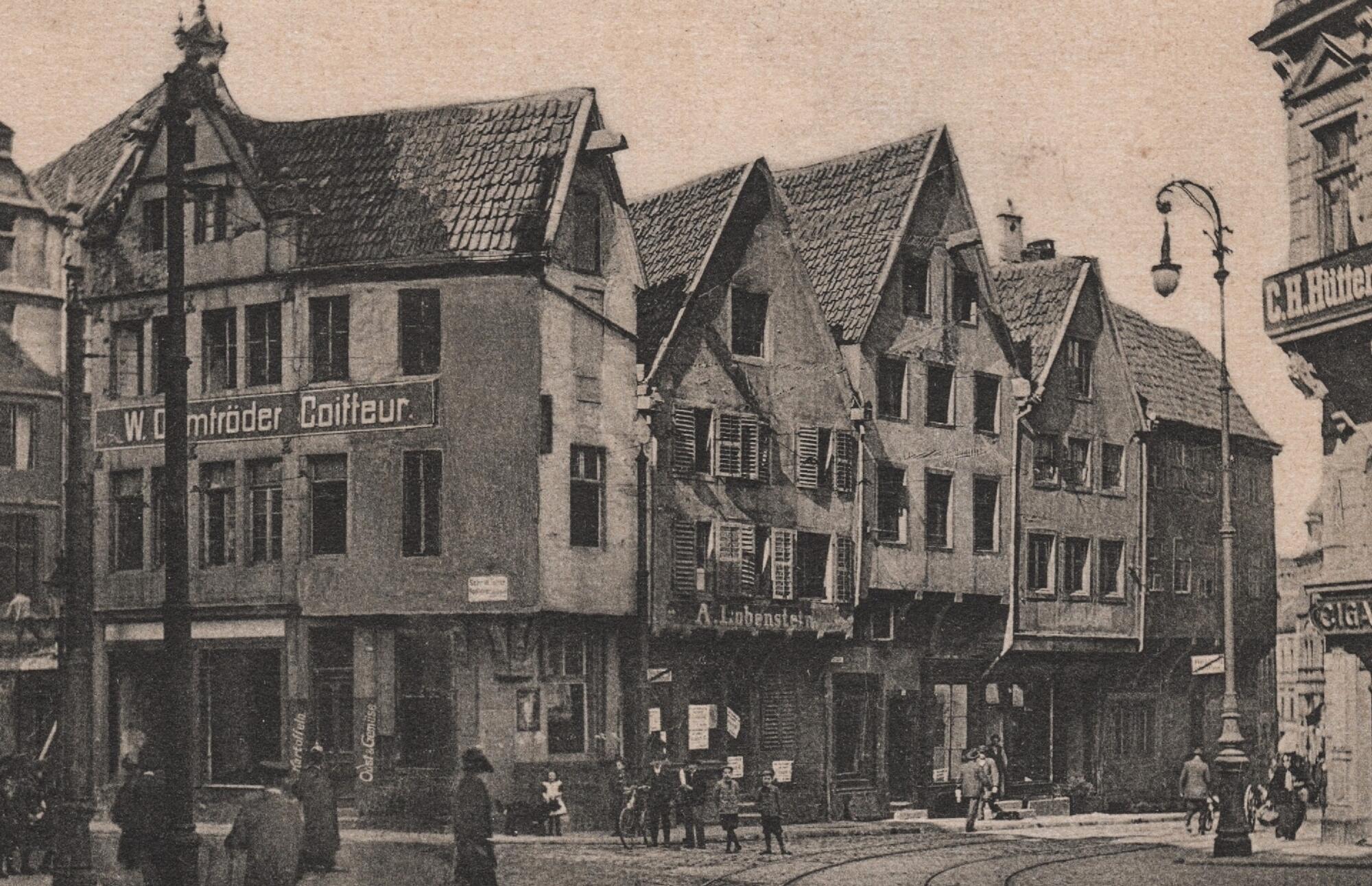 Der Drubbel in Münster um 1906