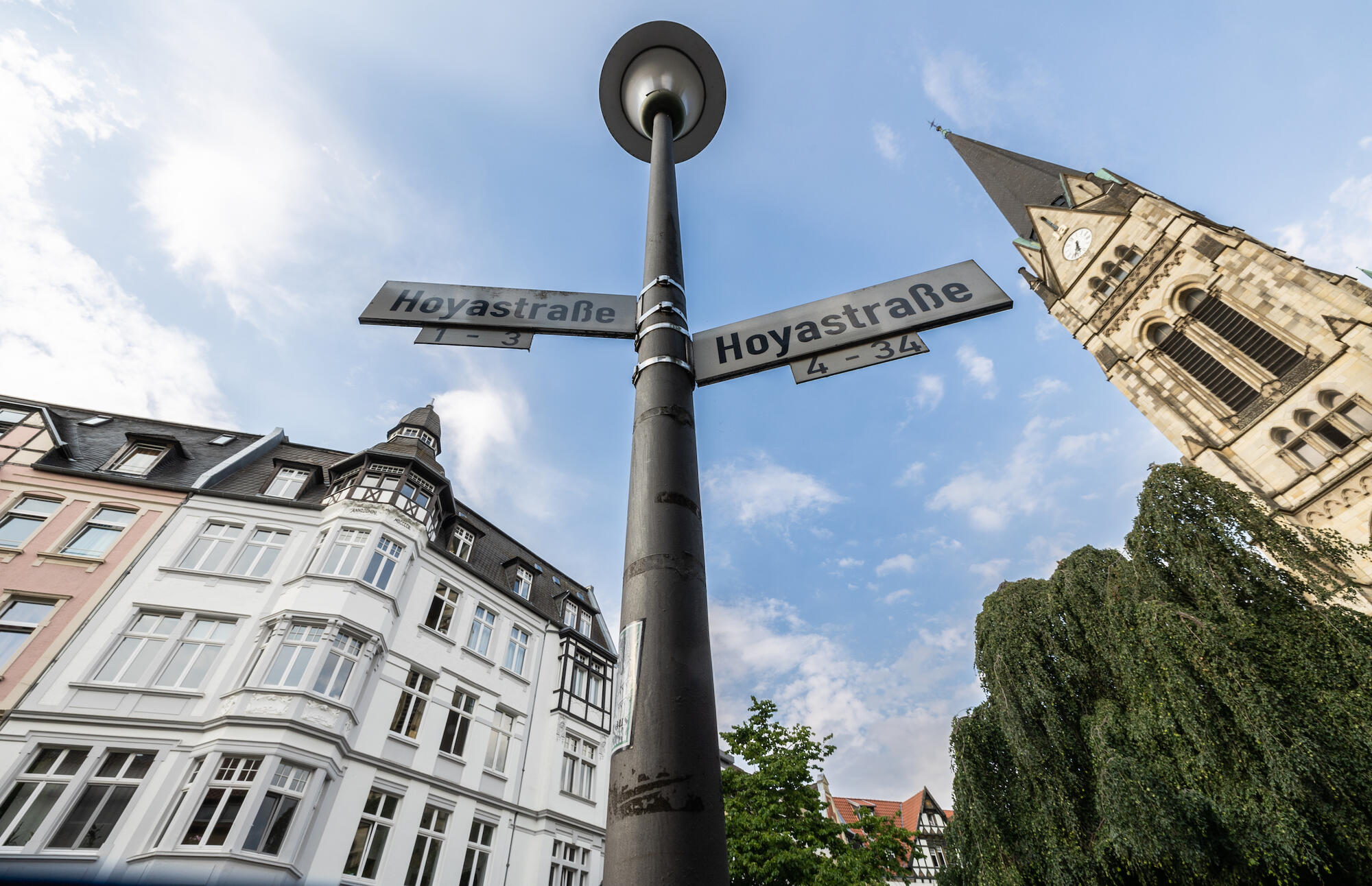Straßenschild Hoyastraße Münster