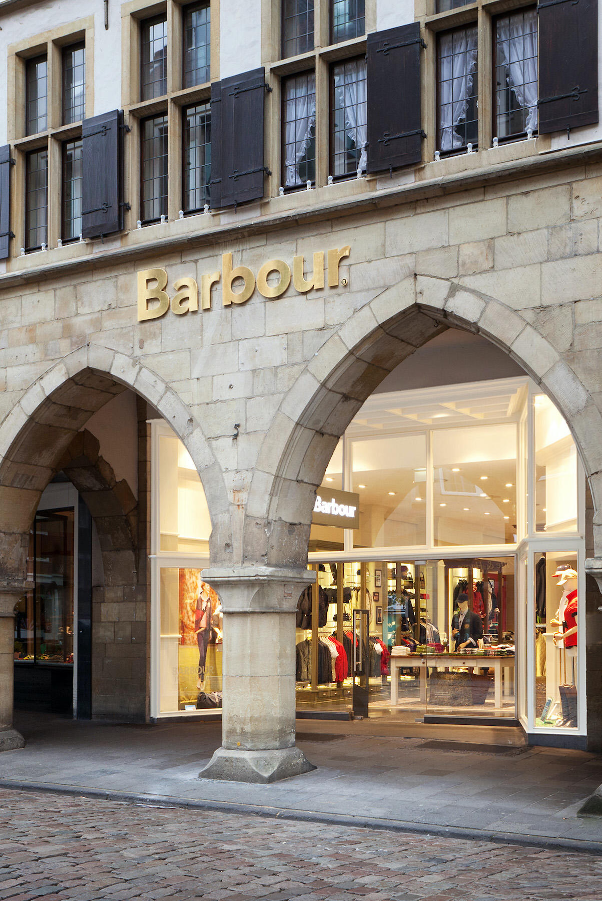 Barbour Store in der Bogenstraße Münster