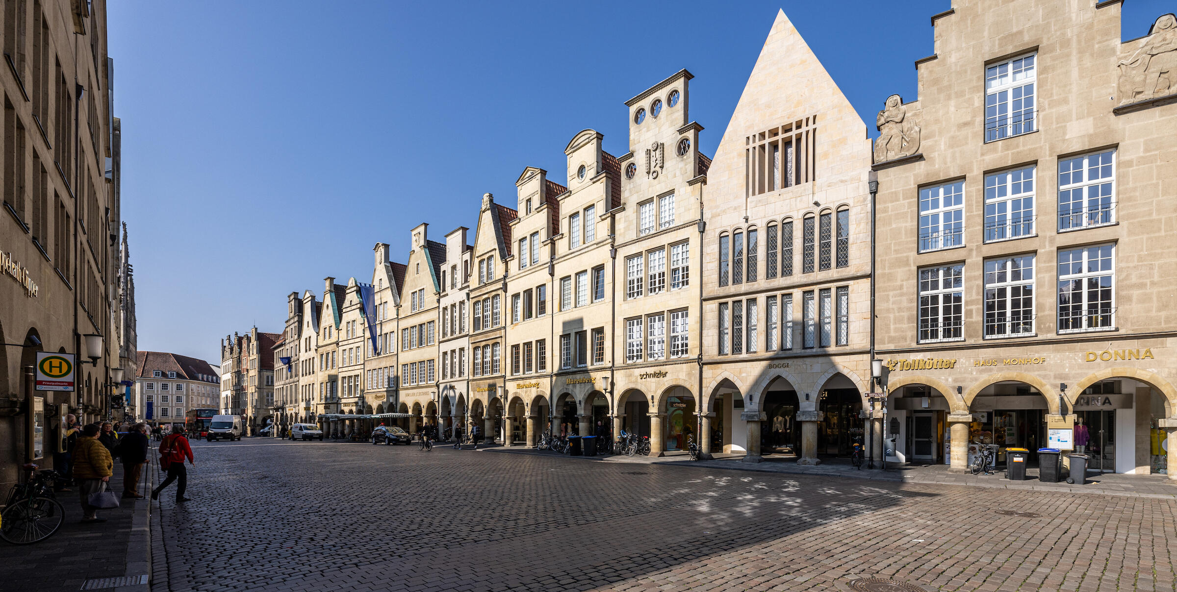 Giebel des Hauses Viehoff am Prinzipalmarkt Münster