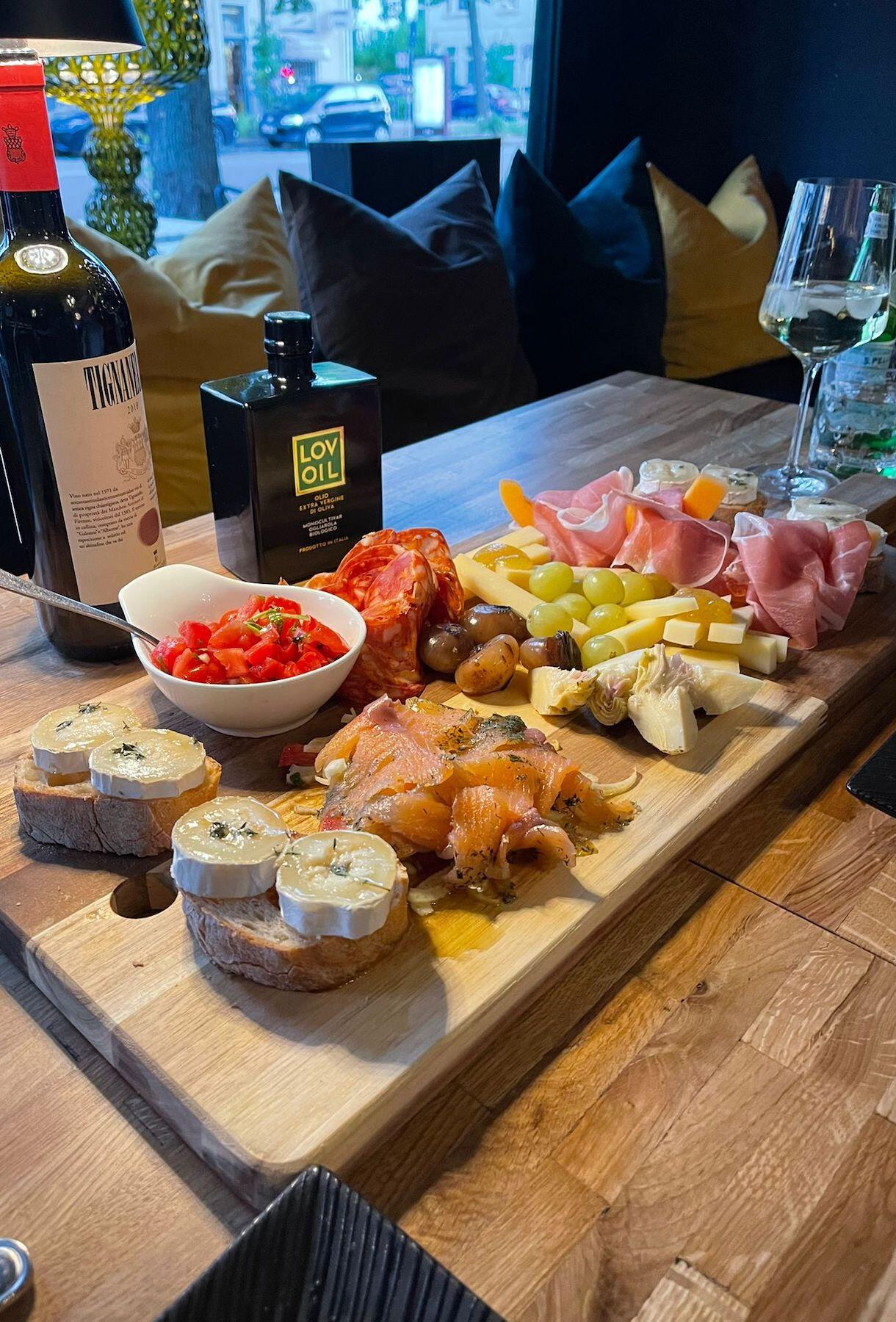 Antipasti in der Palumbo Weinbar Münster