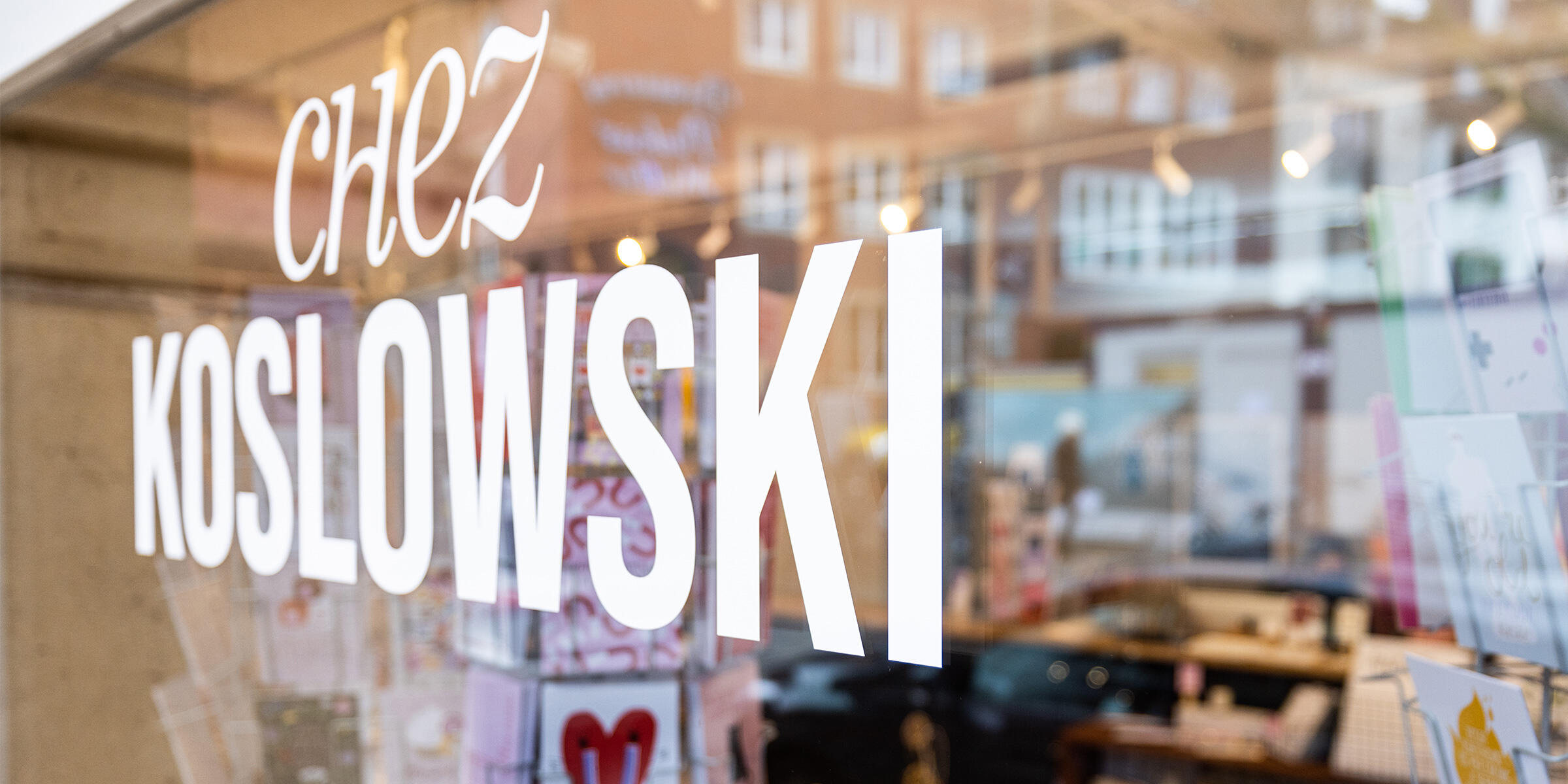 Schaufenster von Chez Koslowski