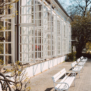 Die Orangerie im Botanischen Garten