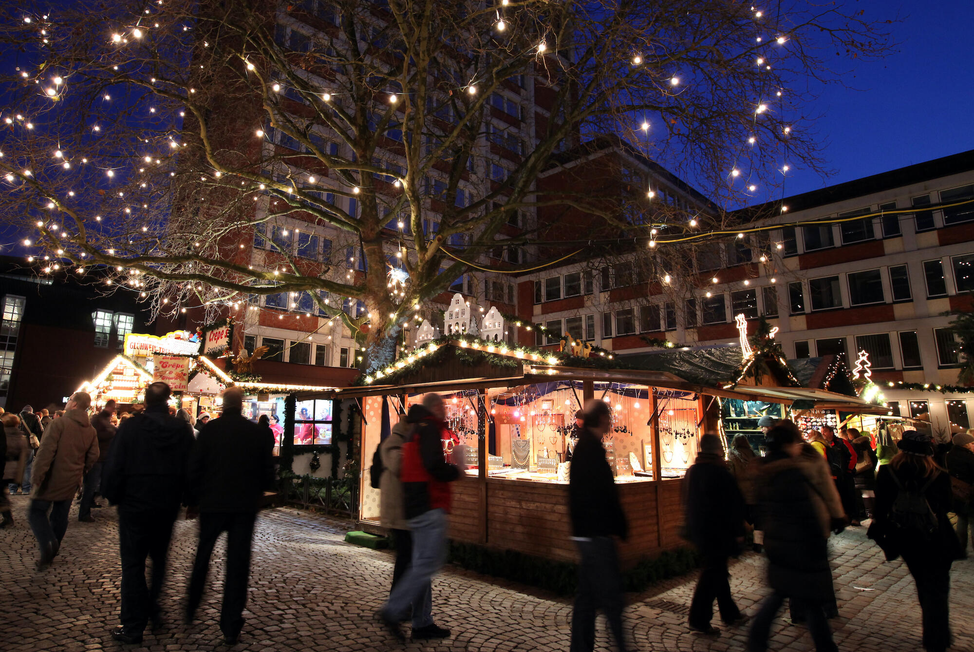 Weihnachtsmarkt Münster Innenstadt Rathaus
