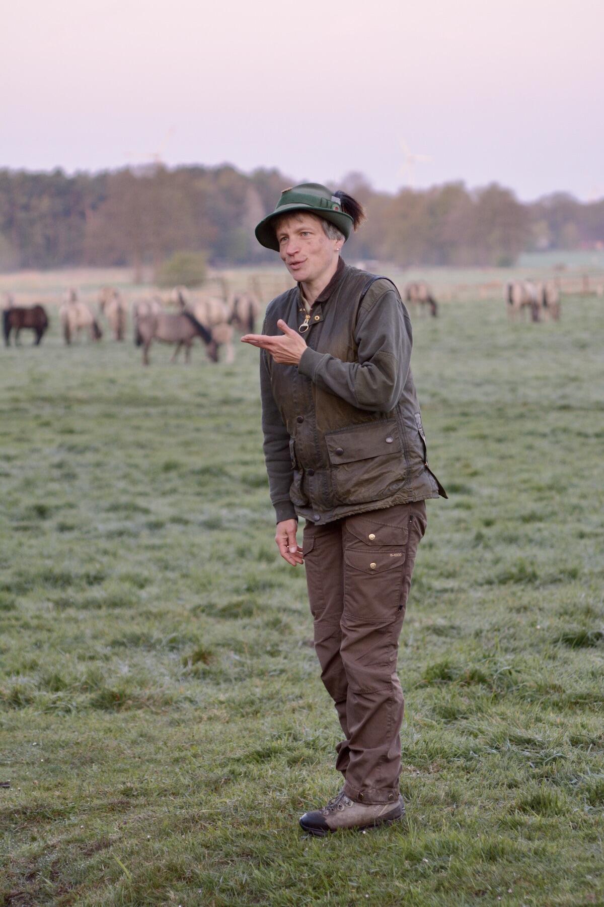 Friederike Rövekamp im Merfelder Bruch