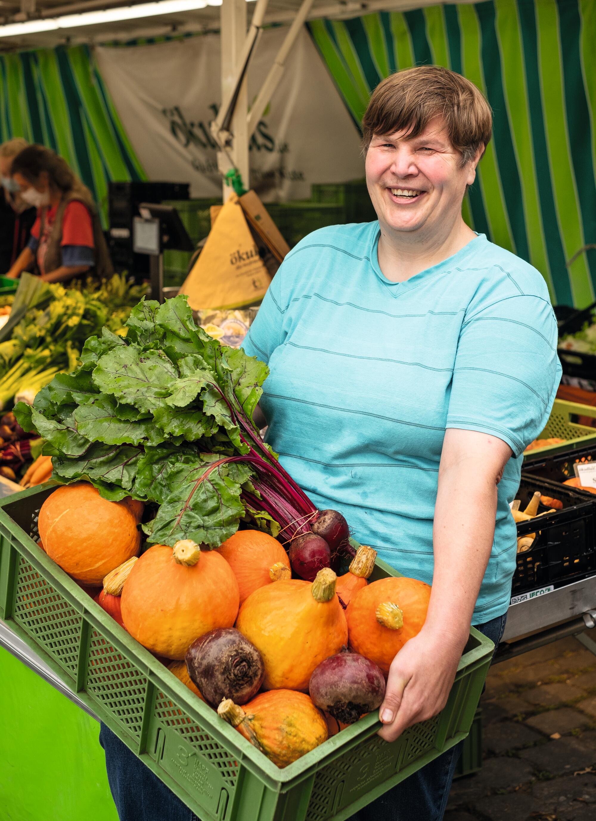 Ökullus Gemüse Wochenmarkt