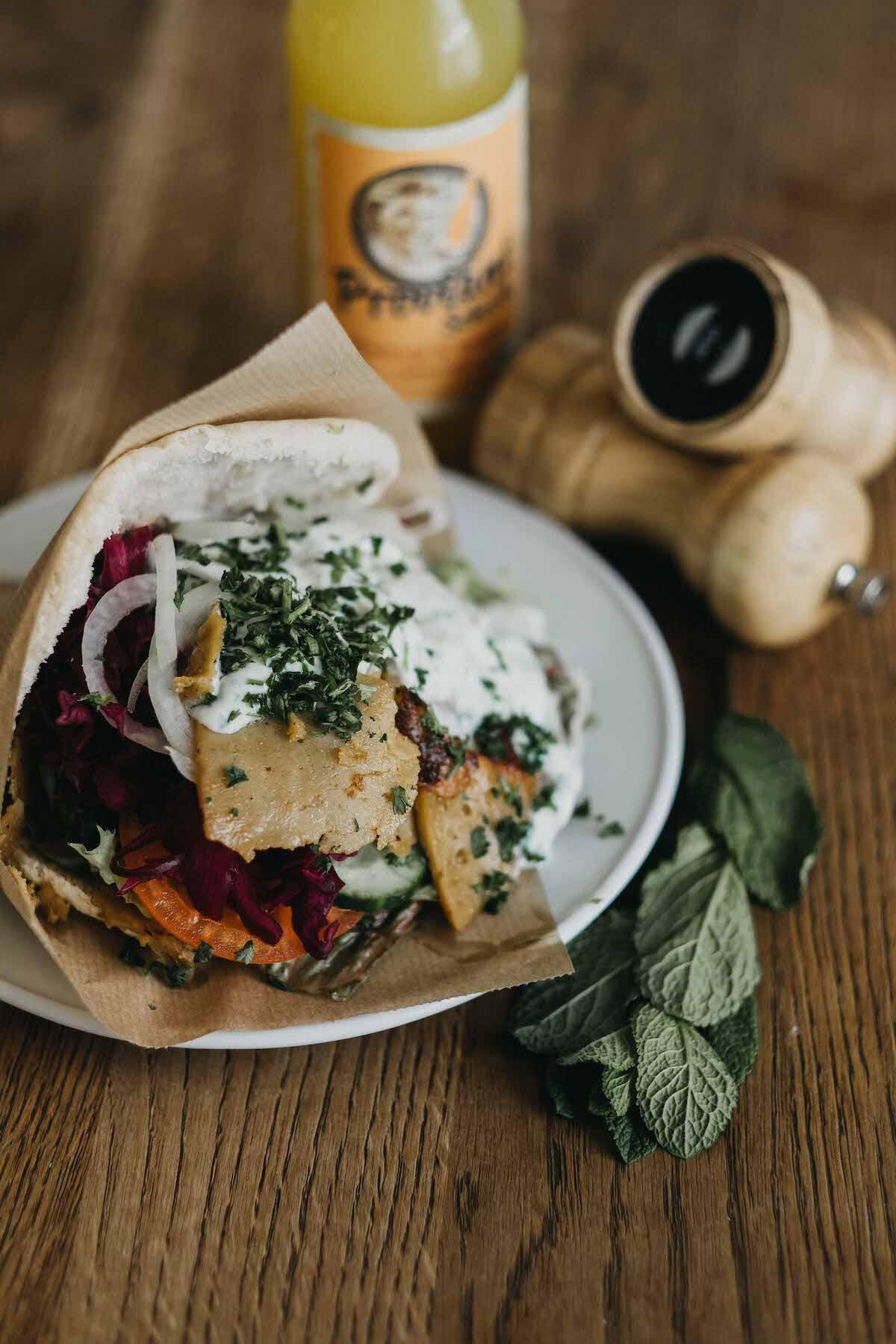 Vegetarischer Döner bei Krawummel Münster