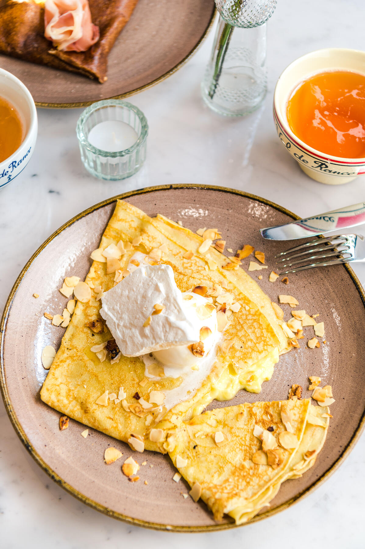 Süßer Crêpe in der Maison Morel Münster