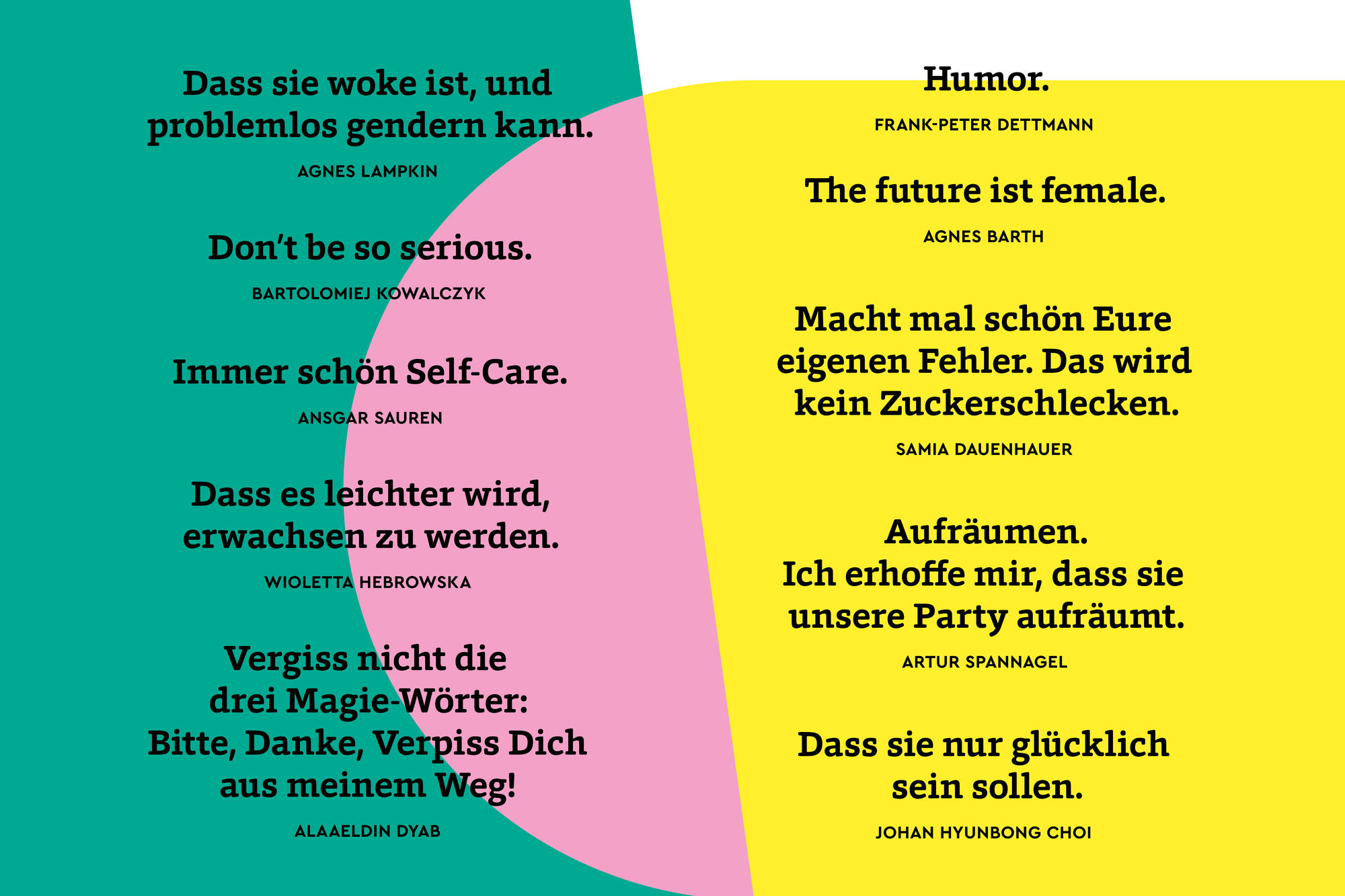 Zitate aus dem Theater Münster