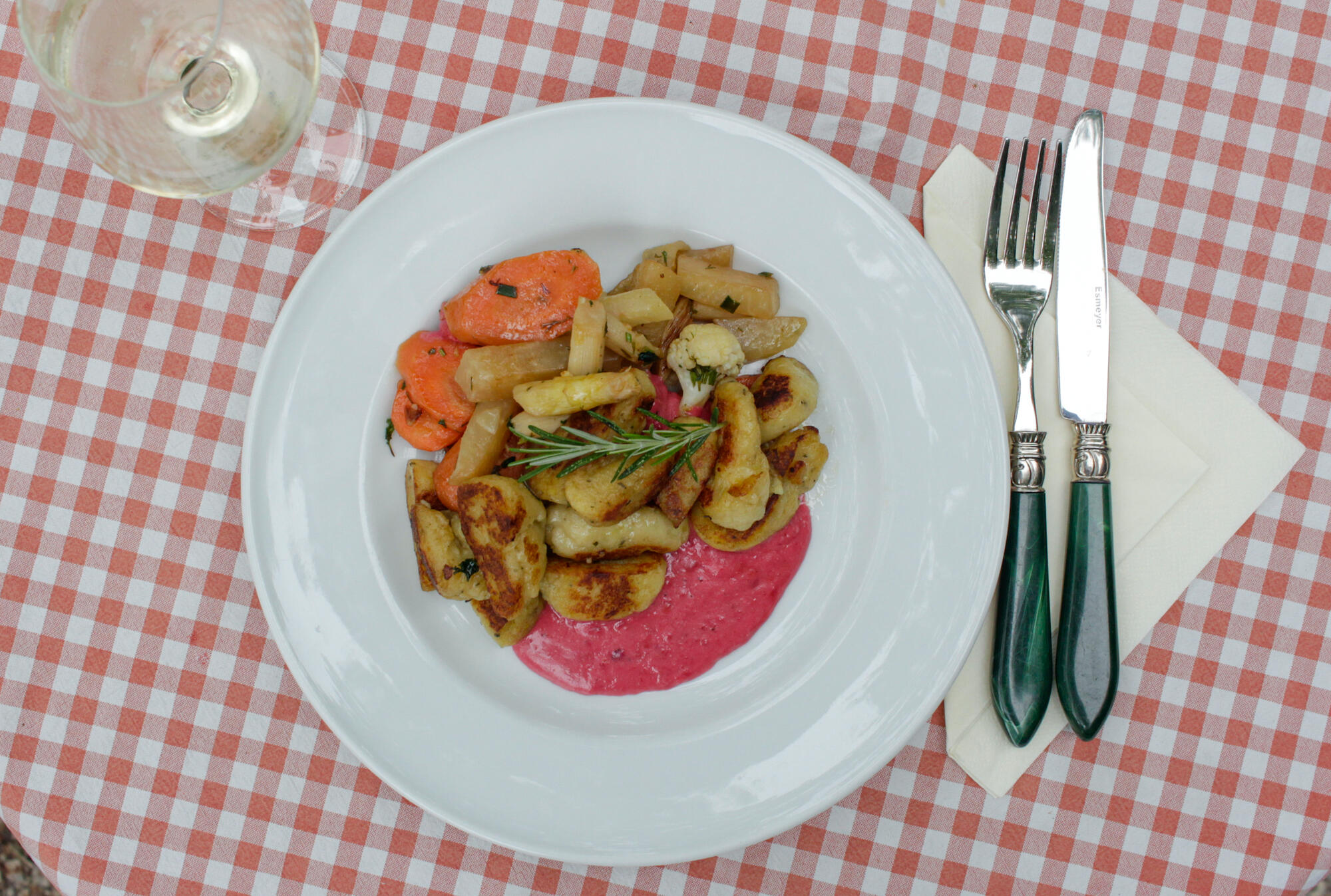 Vegetarisches Gericht im Sülz Speisehaus Münster